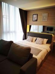 Studio bed Condo in Noble Revolve Ratchada Huai Khwang Sub District C11894