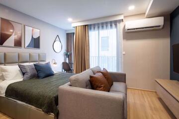 Studio bed Condo in Maestro 07 Victory Monument Thanonphayathai Sub District C11511