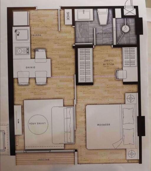 1 bed Condo in FYNN Aree Samsennai Sub District C10018