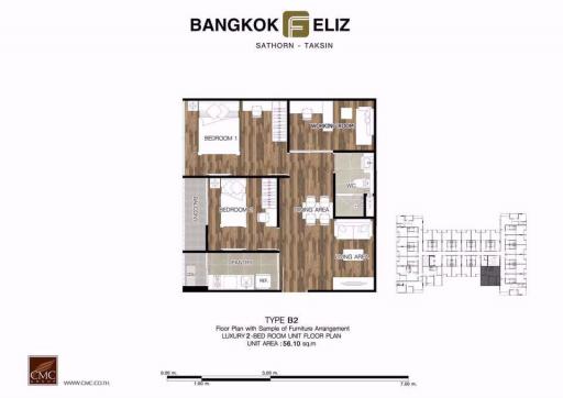 2 bed Condo in Bangkok Feliz Sathorn-Taksin Khlong San District C08912