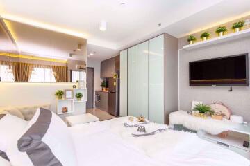 Studio bed Condo in Ideo Sukhumvit 93 Phrakhanong District C07509