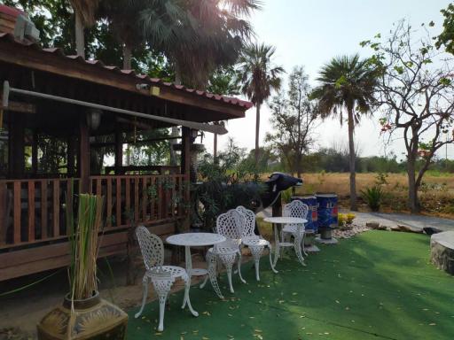 Resort for sale, Suphan Buri, near famous tourist attractions, 21 houses, buildings, hot price