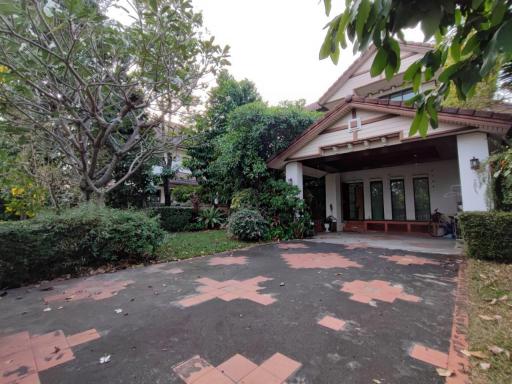 For Sale Single House, Nonthaburi, Wiphawan Village, good location near to Sanambinnam, Central Ratanatibet