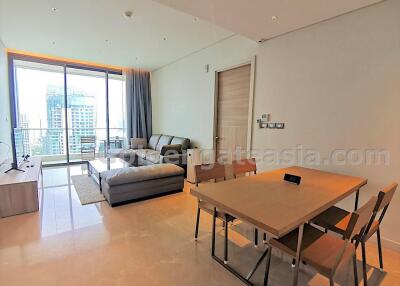 2-Bedrooms on high floor with park views - Sindhorn Residences Langsuan