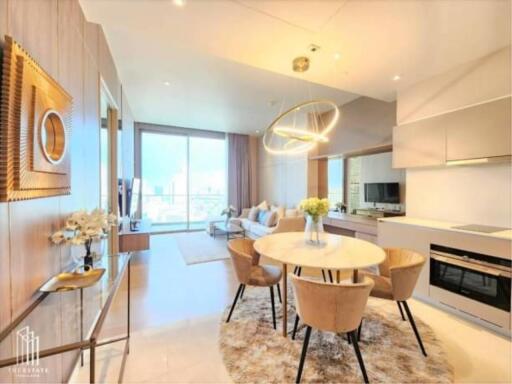 1 Bedroom 1 Bathroom Size 66sqm Magnolias Ratchadamri for Rent 65,000THB