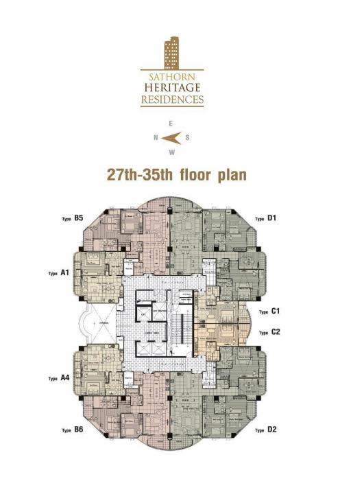 1-BR Condo at Sathon Heritage Residences near BTS Chong Nonsi