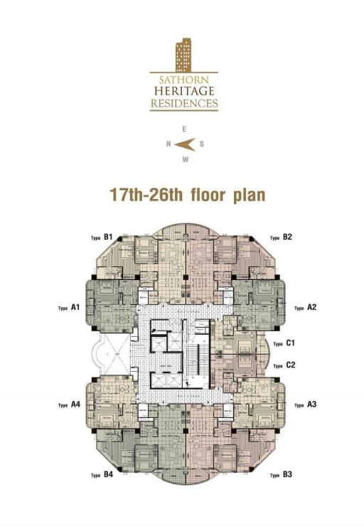 1-BR Condo at Sathon Heritage Residences near BTS Chong Nonsi