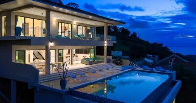 Amazing Sea View Villa On Maenam Hills