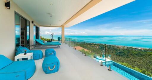 Amazing Sea View Villa On Maenam Hills