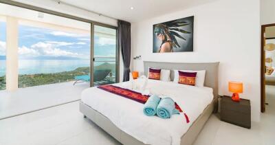 Amazing Sea View Villa On Maenam Hills