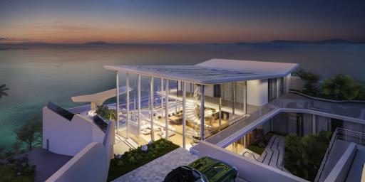 Ultra Sleek Ocean View Villa