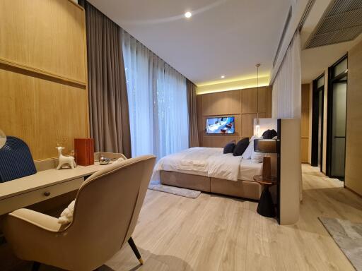 просторная квартира с 1 спальней, Wyndham Grand Residences Wongamat