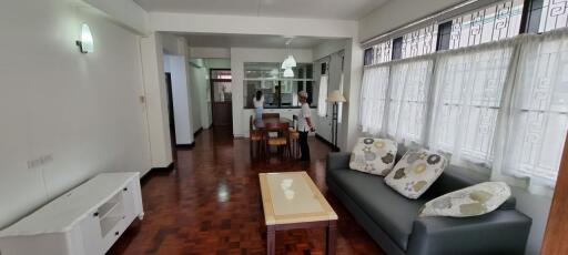 2 bedrooms 2 bathrooms size 100 sqm. White Mansion for Rent 35,000THB