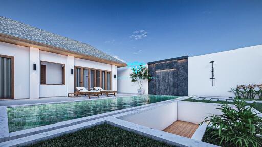 2 Bedrooms Pool Villa at Rawai, Phuket. 10 min to the beach.