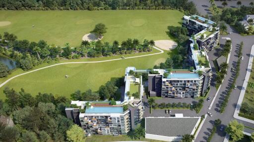 Brand new 1 bedroom apartment with magnificent views of the golf course