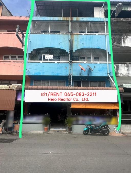 For Sale and Rent Chon Buri Shophouse Central Pattaya - Pattaya Sai Song Bang Lamung