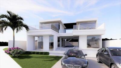 Brandnew luxurious pool villa in Pong for sale