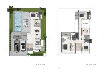 Modern, luxury 4 bedroom pool villa