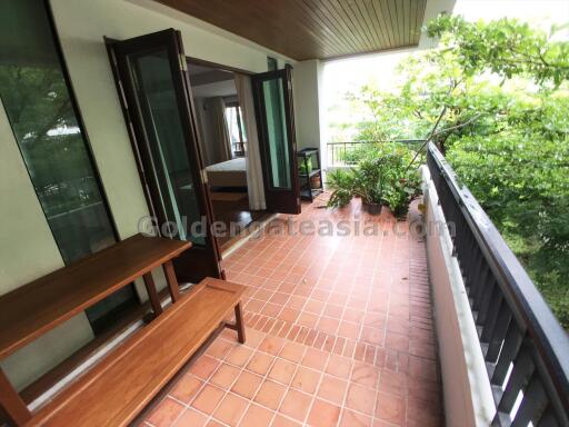 3-bedrooms in quite lowrise close to Phrom Phong BTS