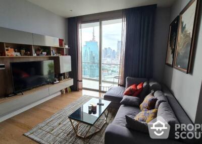 1-BR Condo at Magnolias Waterfront Residences near BTS Saphan Taksin