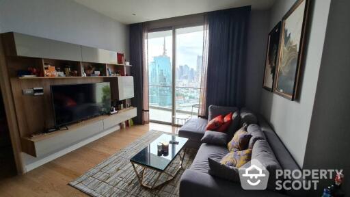 1-BR Condo at Magnolias Waterfront Residences near BTS Saphan Taksin