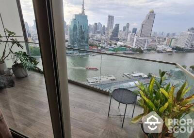 1-BR Condo at Magnolias Waterfront Residences near BTS Saphan Taksin