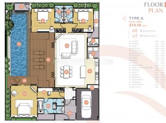 RAW7428: Three Bedroom Pool Villa in Rawai Area