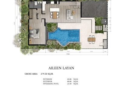 LAY7439: Three or Four Bedroom Pool Villa in Layan area