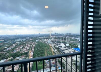 Balcony with city view