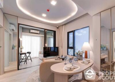 1-BR Duplex at Cobe Ratchada-Rama 9 near MRT Huai Khwang