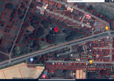 DD#0122 Land for sale, Mae Hia Subdistrict, Mueang Chiang Mai District. 4 rai-3 ngan-82.6 sq m.
