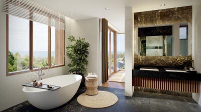 3 Bed room 4 bath room Luxury pool villa Naithon beach.
