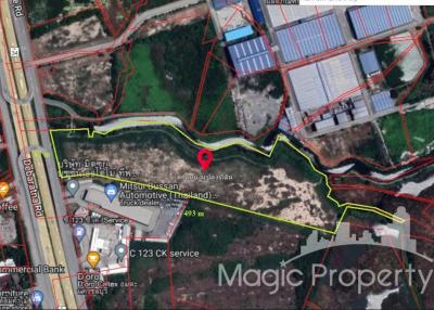 30 Rai Purple Area Land For Sale on Bang Na – Trad Rd Km.56, Khlong Tamru, Chon Buri