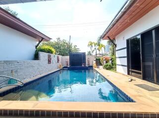 2 bedroom pool villa only 400 meters from the beach. Price 4,250,000 THB