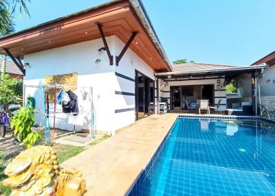 2 bedroom pool villa only 400 meters from the beach. Price 4,250,000 THB