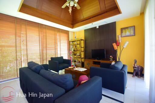 Balinese Style 2 Bedroom Pool Villa in Popular Panorama Project for Rent near Sai Noi Beach, Hua Hin