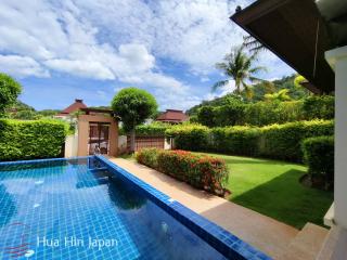 Balinese Style 2 Bedroom Pool Villa in Popular Panorama Project for Rent near Sai Noi Beach, Hua Hin