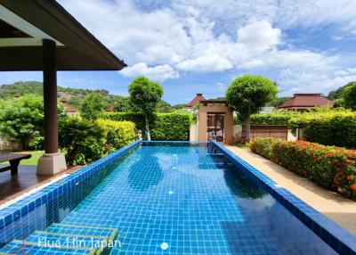 Balinese Style 2 Bedroom Pool Villa in Popular Panorama Project for Rent near Sai Noi Beach, Hua Hin