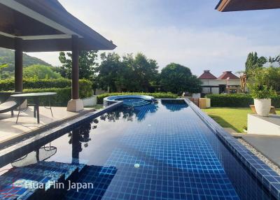 Balinese Style 3 Bedroom Pool Villa in Popular Panorama Project for rent near Sai Noi Beach in Hua Hin