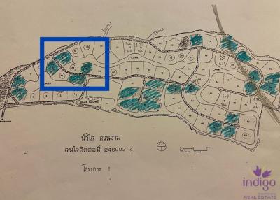Nature in the city! Waterfront land for sale near Mae Jo University, Sansai There are 4 plots for sale