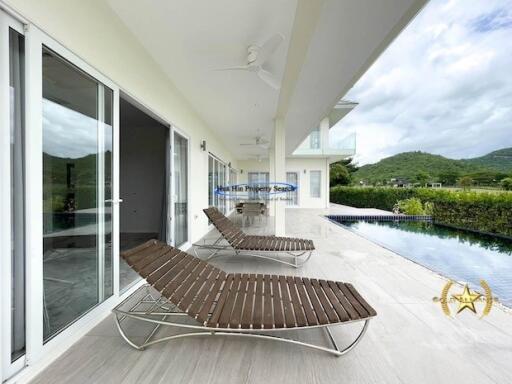 Black Mountain golf course 2 storey luxury pool  villa for sale Hua Hin