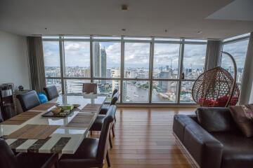 The River 3 bedrooms skyview duplex 258sqm for sale 74.5 Millions THB