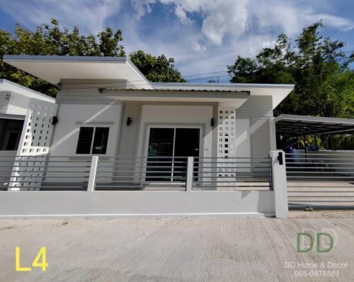 DD#0125 New house with 4 units, fully furnished, ready to move in, Khua Mung, Saraphi