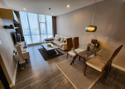 The Room Sathorn-TanonPun 2-Bedroom 2-Bathroom Fully-Furnished Condo for Rent