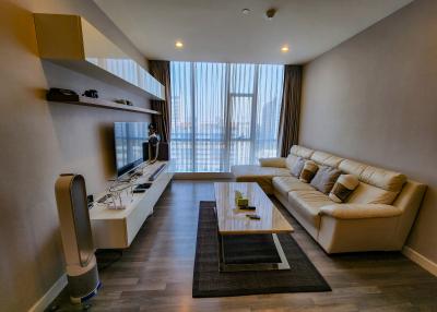 The Room Sathorn-TanonPun 2-Bedroom 2-Bathroom Fully-Furnished Condo for Rent