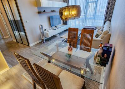 The Room Sathorn-TanonPun 2-Bedroom 2-Bathroom Fully-Furnished Condo for Rent