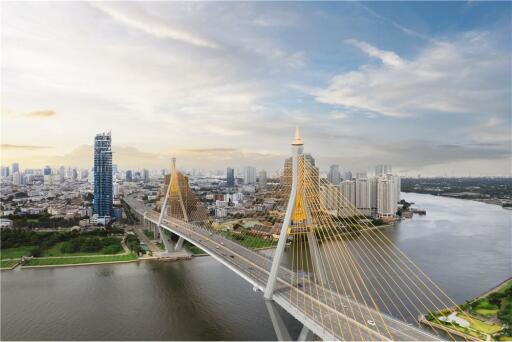 New project gives good returns. Investors are interested in the BTS Gray Line. Along the Chao Phraya River. - 920071065-360