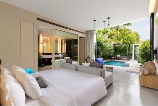 Guaranteed return of 6% for 3 years and buyback, LUXURY POOL VILLA Pattaya.