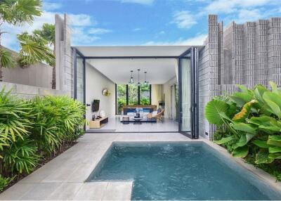 Guaranteed return of 6% for 3 years and buyback, LUXURY POOL VILLA Pattaya.