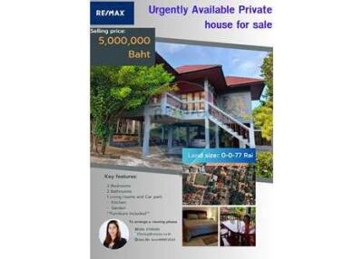 Ready to live house for sale !! Maret , Koh Samui , Surat Thani